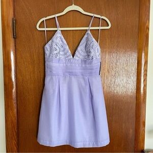Free People Lavender Mini Dress
